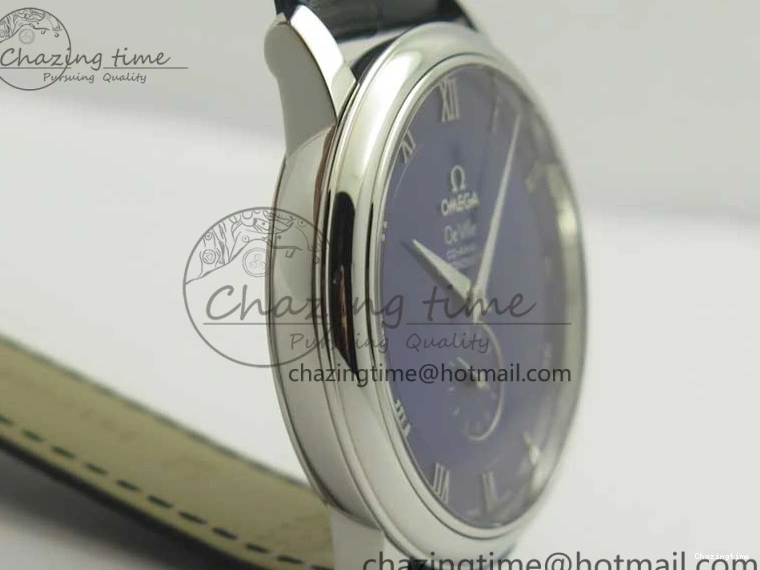 0323 Youthful De Ville Prestige Small Second TWF 1:1 Best Edition Blue Dial on Black Leather Strap MIYOTA 8035